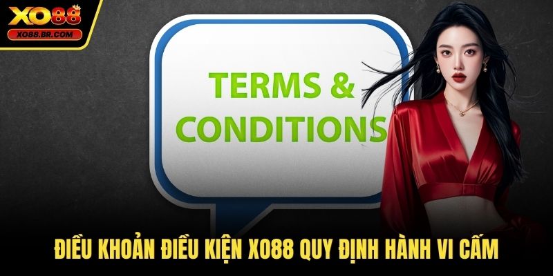 Điều khoản điều kiện XO88 quy định hành vi cấm