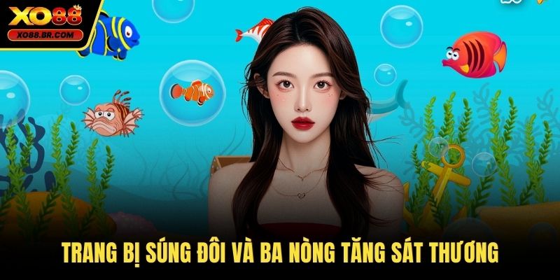 Trang bị súng đôi và ba nòng tăng sát thương
